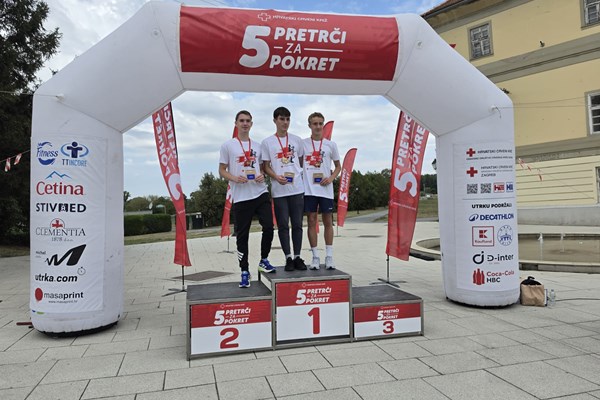 Humanitarnom utrkom „Pretrči 5 za pokret“ završen Festival prve pomoći u Osijeku